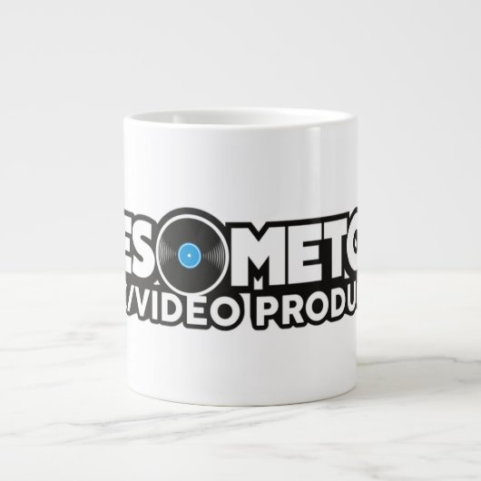 Awesometown-Logo Jumbo-Tasse (Vorderseite)