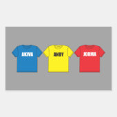 Awesometown Rechteckiger Aufkleber (Vorderseite)