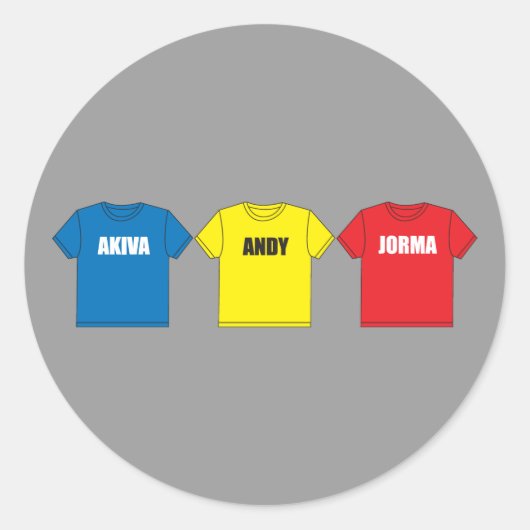 Awesometown Runder Aufkleber (Vorderseite)