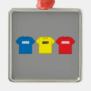 Awesometown Silbernes Ornament