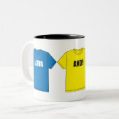 Awesometown Zweifarbige Tasse (Vorderseite Links)
