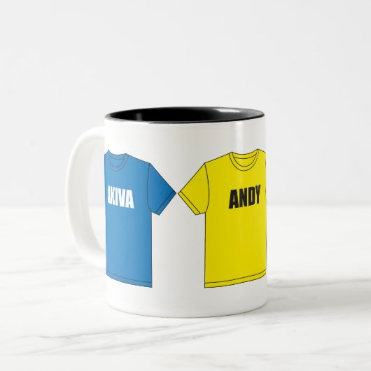 Awesometown Zweifarbige Tasse (Vorderseite Links)