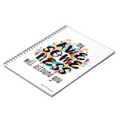 Awesomness (Schwarzer Text) - Hintergrundfarbe aus Notizblock (Linke Seite)