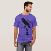 awF Black Crow Pun Funny Bird Cawing Grunge Meme 2 T-Shirt (Vorne ganz)