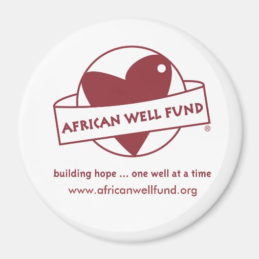 AWF-Logo-Farbe, www.africanwellfund.org Magnet (Vorne)