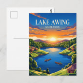 Awing-See Kamerun Postkarte (Vorne/Hinten)