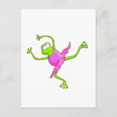 Awkward Ballet Frosch Postkarte (Vorderseite)