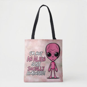 Awkward Besucher Tasche