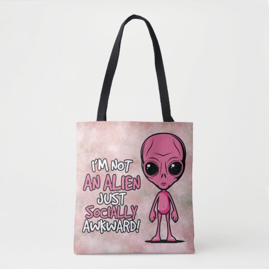 Awkward Besucher Tasche (Vorderseite)