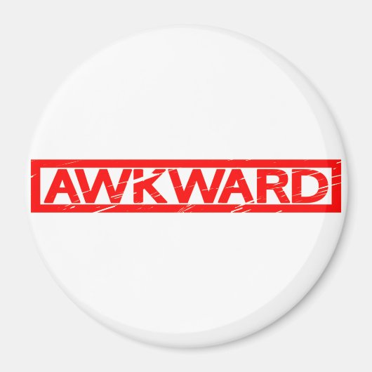 Awkward-Briefmarke Magnet (Vorne)