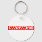 Awkward-Briefmarke Schlüsselanhänger (Rückseite)