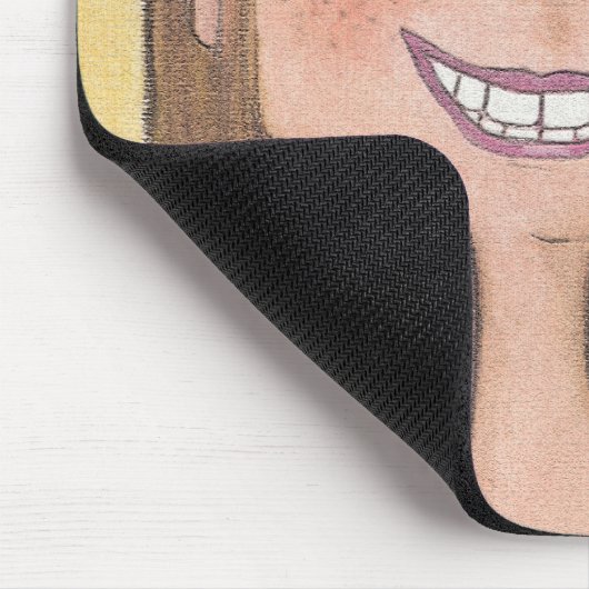 Awkward Bühne Girl Mousepad (Ecke)