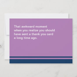 Awkward Moment Card Vielen Dank Beliebt Dankeskarte