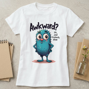 Awkward? Nah, nur einzigartiger, quirkischer Carto T-Shirt