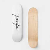 Awkward Sarcastic Funny Quote Skateboard Deck (Vorderseite)