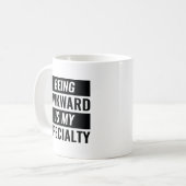 Awkward sein kaffeetasse (Vorderseite Links)