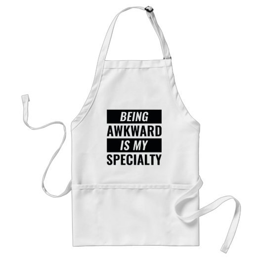 Awkward sein schürze (Vorne)