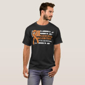 Awkward Style USA Flag Leukemia Cancer Awareness T-Shirt (Vorne ganz)