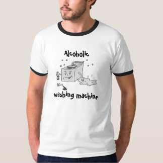 awm, Alkoholiker, Waschmaschine T-Shirt