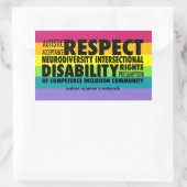 AWN Rainbow Pride Aufkleber (Tasche)