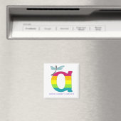 AWN Rainbow Pride Logo-Magnet Magnet (In Situ (Geschirrspüler))