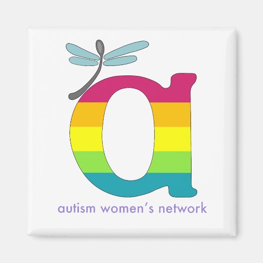 AWN Rainbow Pride Logo-Magnet Magnet (Vorne)