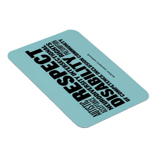 AWN Wort Cloud Flexi-Magnet Magnet (Rechte Seite)