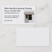 Awning Cleaning Service New Business Cards Visitenkarte (Vorne/Hinten)
