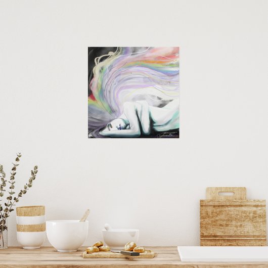 Awoken - Rapunzel Dreaming Poster (Küche)