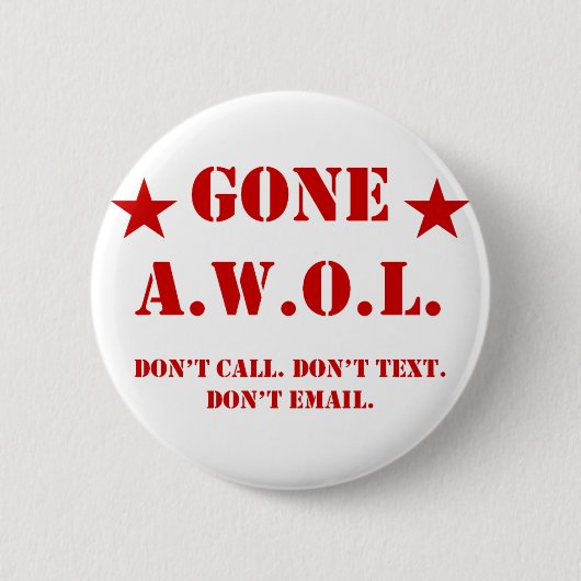AWOL BUTTON (Vorderseite)