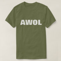"AWOL": MODERNES GRAFISCHES TEXT-DESIGN