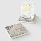 aWorld2Celebrate: Chichén Itzá Great Ball Court Steinuntersetzer (Seitenansicht)