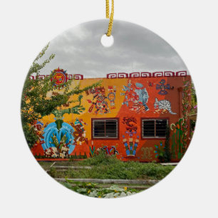 aWorld2Celebrate: Decoto Calpulli Garden Keramik Ornament