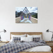 aWorld2Celebrate: Dolores Rainbow Leinwanddruck (Insitu (Schlafzimmer))