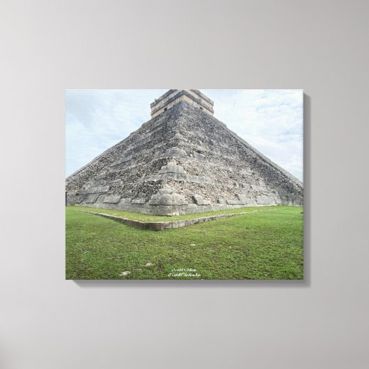 aWorld2Celebrate: El Castillo, Chichén Itzá Leinwanddruck (Vorderseite)
