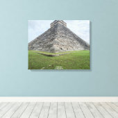 aWorld2Celebrate: El Castillo, Chichén Itzá Leinwanddruck (Insitu (Holzboden))