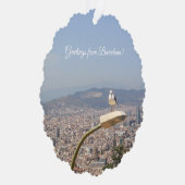 aWorld2Celebrate: Grüße aus Barcelona! Ornament Karte (Rechts)