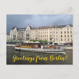 aWorld2Celebrate: Grüße aus Berlin! Postkarte