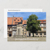 aWorld2Celebrate: Grüße aus Braunschweig! Postkarte (Vorne/Hinten)