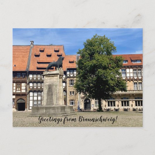 aWorld2Celebrate: Grüße aus Braunschweig! Postkarte (Vorderseite)