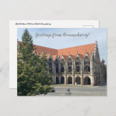 aWorld2Celebrate: Grüße aus Braunschweig! Postkarte (Vorne/Hinten)