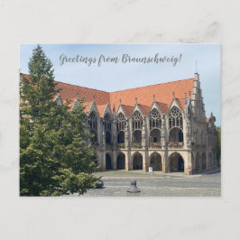 aWorld2Celebrate: Grüße aus Braunschweig! Postkarte