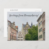 aWorld2Celebrate: Grüße aus Braunschweig! Postkarte (Vorne/Hinten)