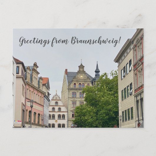 aWorld2Celebrate: Grüße aus Braunschweig! Postkarte (Vorderseite)