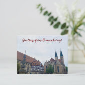 aWorld2Celebrate: Grüße aus Braunschweig! Postkarte (Stehend Vorderseite)