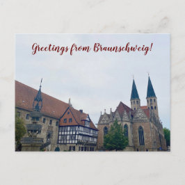 aWorld2Celebrate: Grüße aus Braunschweig! Postkarte