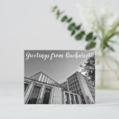 aWorld2Celebrate: Grüße aus Bukarest! Postkarte (Stehend Vorderseite)