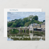 aWorld2Celebrate: Grüße aus der Bretagne! Postkarte (Vorne/Hinten)