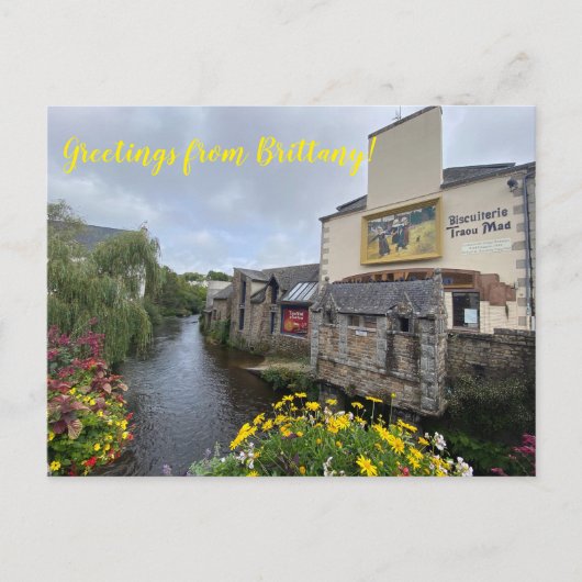 aWorld2Celebrate: Grüße aus der Bretagne! Postkarte (Vorderseite)