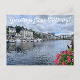 aWorld2Celebrate: Grüße aus der Bretagne! Postkarte